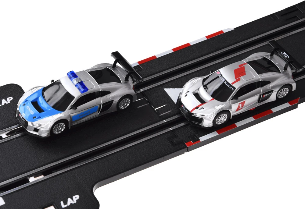 Dėlionė Jokomisiada Elektromobilių ralio lenktynių trasa 2 automobiliai AUDI trasa 8m RC0620