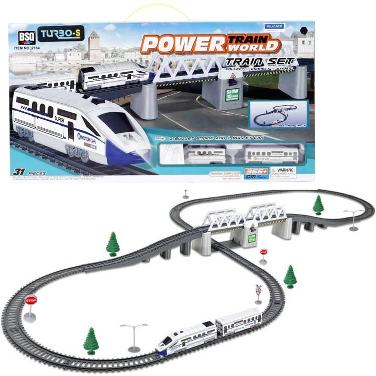Jokomisiada Elektrinis traukinys Modernus traukinys 366cm RC0469