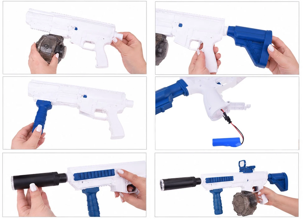 Jokomisiada Electric Vanduo Gun Automatic Blaster M416– Long Range ZA6162