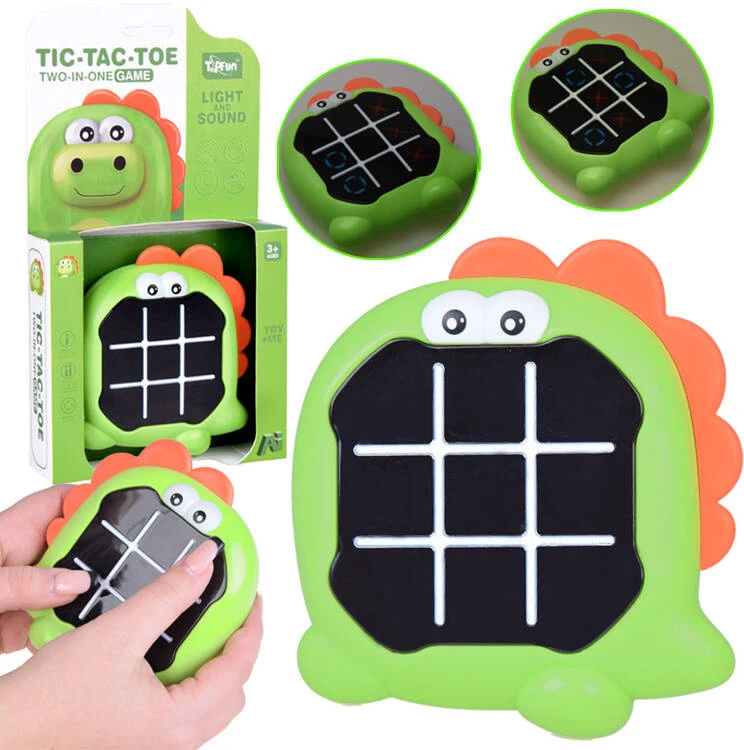Jokomisiada Elektroninis žaidimas Dinozauras 3in1 Tic Tac Toe atmintis GR0704
