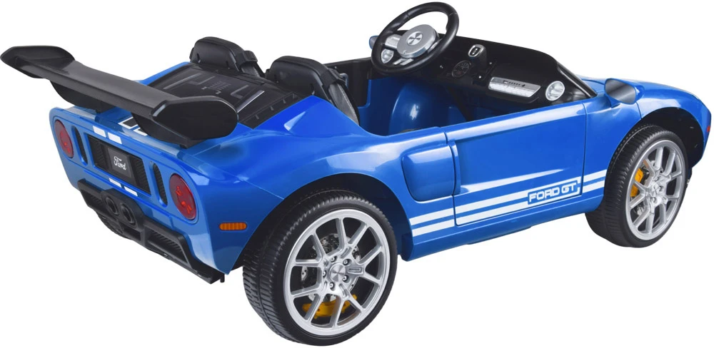 „Jokomisiada Ford GT“ 4 variklių akumuliatorinis vaikiškas automobilis su nuotolinio valdymo pultu 2 asmenims PA0337