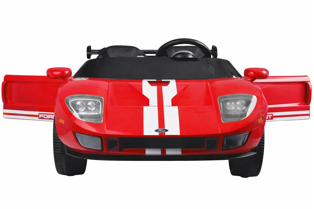 „Jokomisiada Ford GT“ 4 variklių akumuliatorinis vaikiškas automobilis su nuotolinio valdymo pultu 2 asmenims PA0337