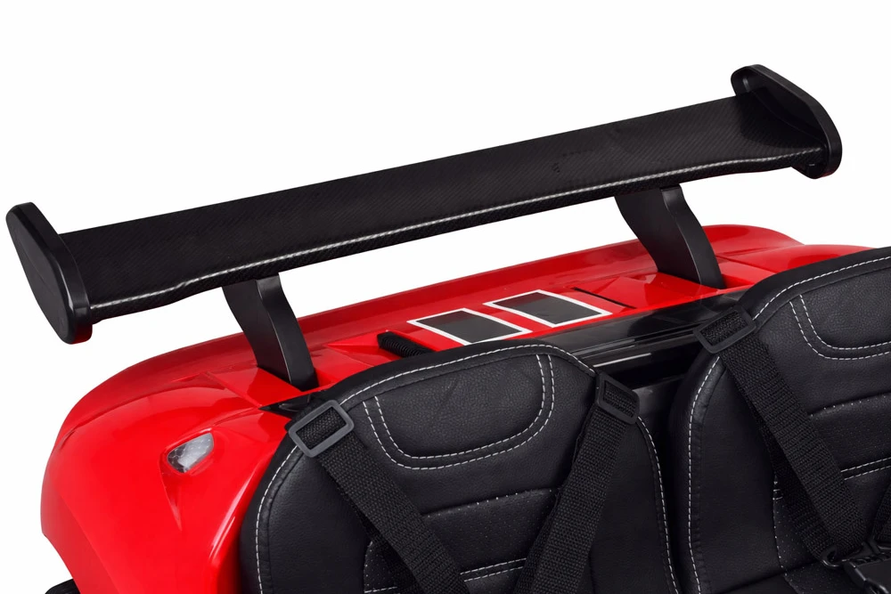 „Jokomisiada Ford GT“ 4 variklių akumuliatorinis vaikiškas automobilis su nuotolinio valdymo pultu 2 asmenims PA0337