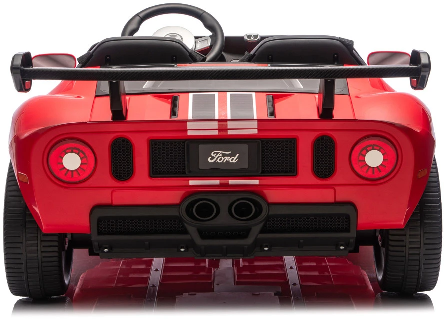 „Jokomisiada Ford GT“ 4 variklių akumuliatorinis vaikiškas automobilis su nuotolinio valdymo pultu 2 asmenims PA0337