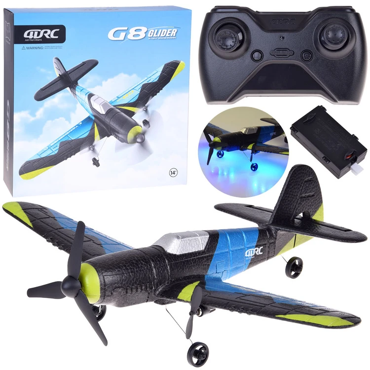 Jokomisiada AF730 G8 Glider – lengvas EPP putų nuotolinio valdymo lėktuvas su LED ir USB įkrovimu RC0723