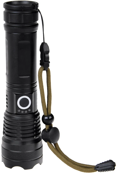 Jokomisiada Galingas USB įkraunamas LED žibintuvėlis, atsparus vandeniui SP0799