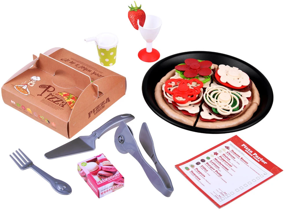 Jokomisiada Padarykite picą į gabalus linksmybes Cook