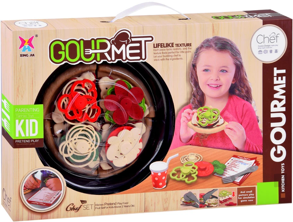 Jokomisiada Padarykite picą į gabalus linksmybes Cook