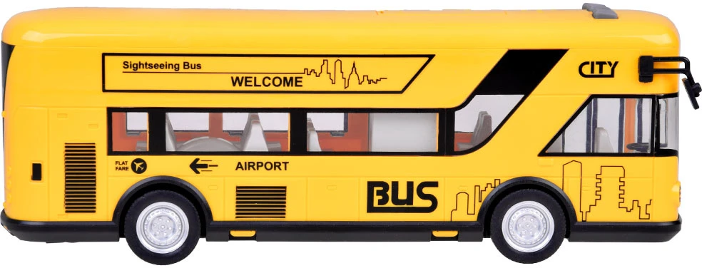 Jokomisiada Geltonos spalvos vakarėlių autobusas atidarant duris garsai šviesos muzika ZA5222