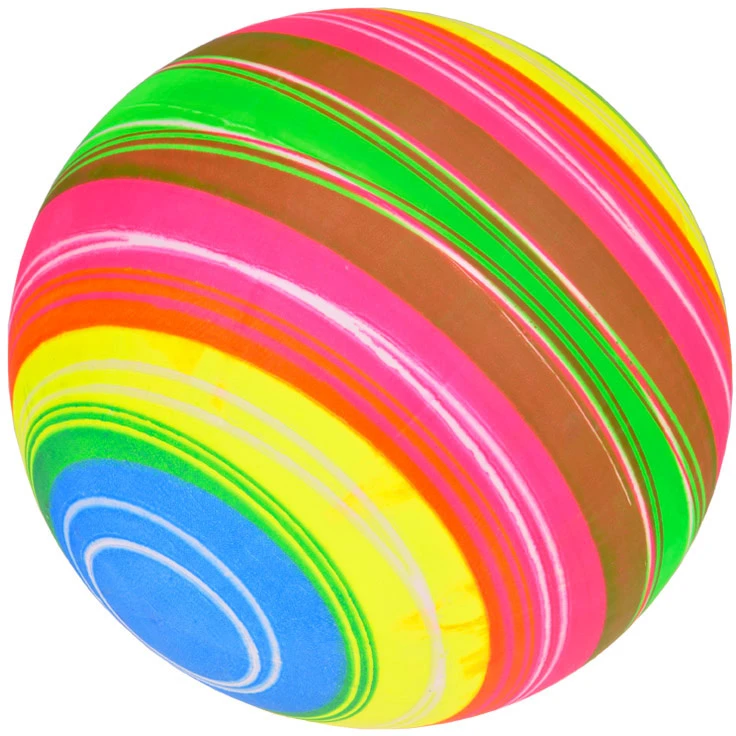 Jokomisiada Rubber Rainbow Ball to play for children SP0714