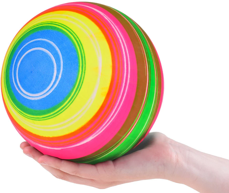 Jokomisiada Rubber Rainbow Ball to play for children SP0714