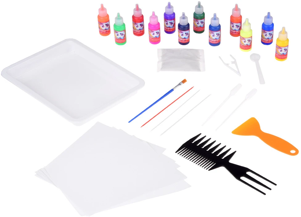 Jokomisiada Hydrographics water painting set 12 colors EBRU ZA5921