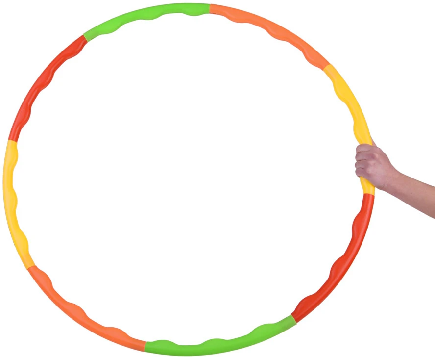 Jokomisiada Hula hoop for children and adults - with protrusions, foldable, diameter 84cm SP0871