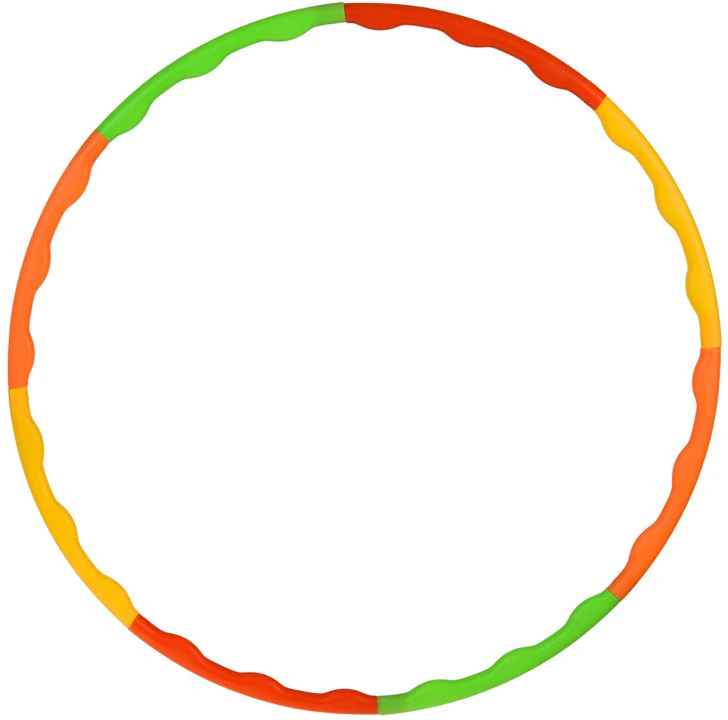 Jokomisiada Hula hoop for children and adults - with protrusions, foldable, diameter 84cm SP0871