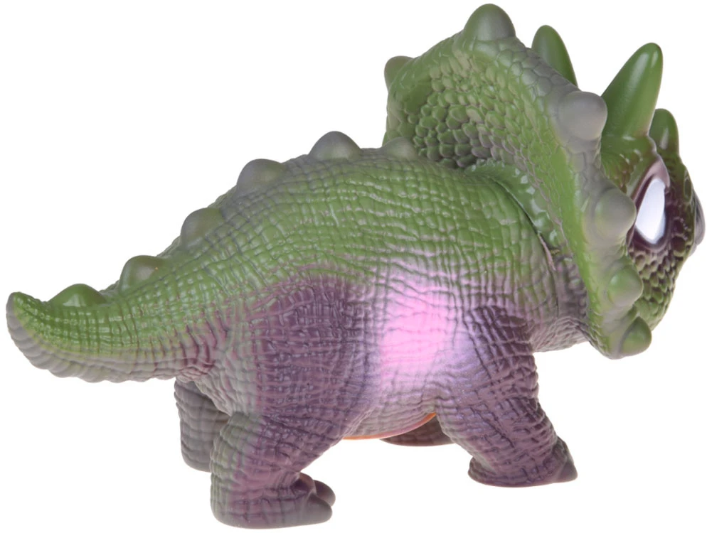 Jokomisiada interaktyvi guminė triceratopso dinozauro figūrėlė su riaumojančiu garsu ZA5726