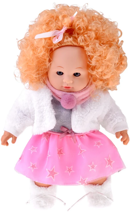 Jokomisiada Interaktyvi lėlė ALICJA, 32 cm, su šviesiais plaukais – kalba ir plepa ZA5841