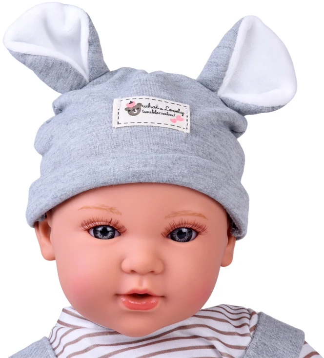Jokomisiada Interactive BOBAS doll 46cm - in mėlynas shorts + accessories ZA5835