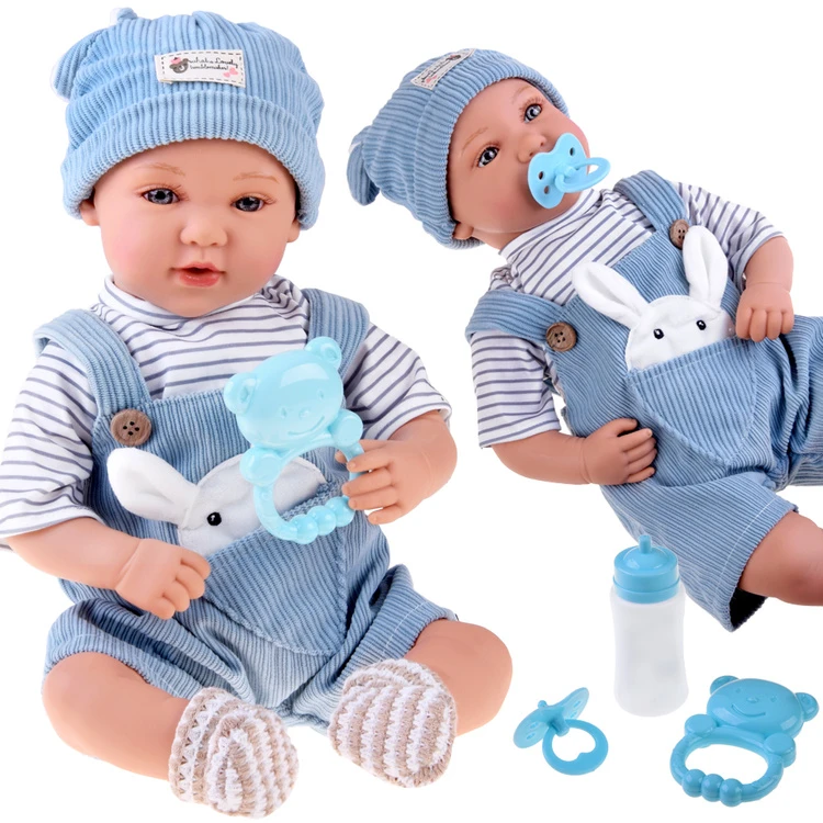 Jokomisiada Interactive BOBAS doll 46cm - in mėlynas shorts + accessories ZA5835