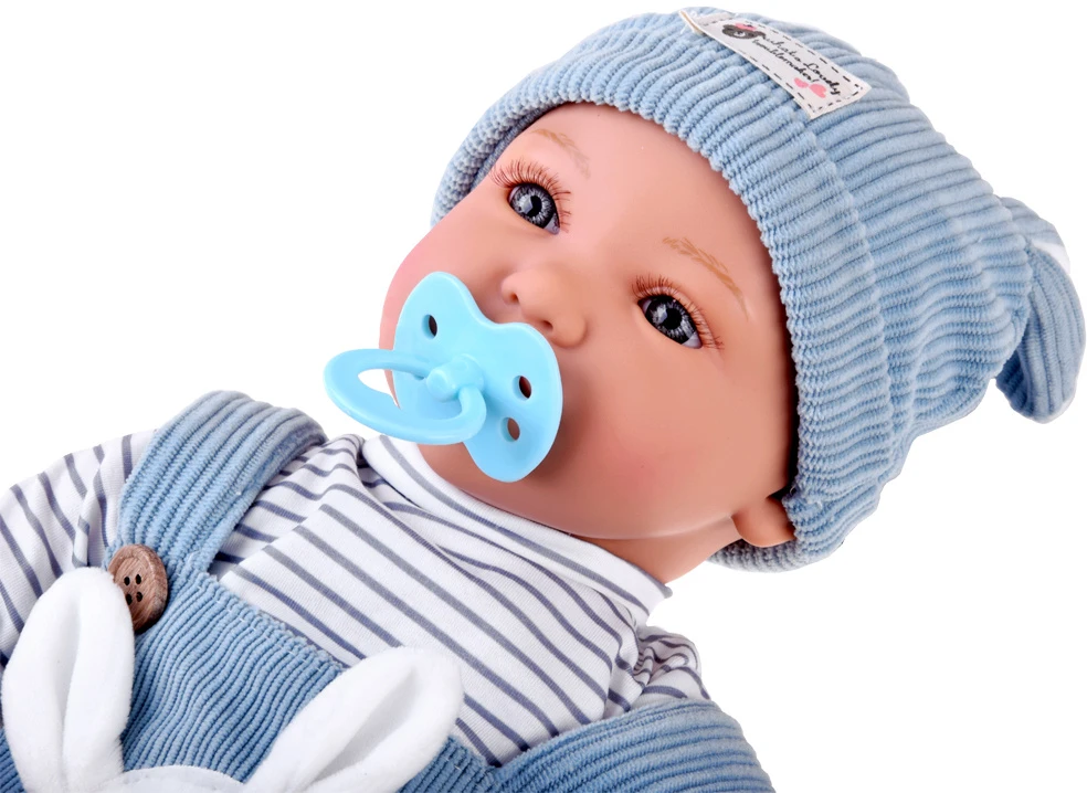 Jokomisiada Interactive BOBAS doll 46cm - in mėlynas shorts + accessories ZA5835