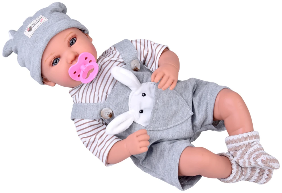 Jokomisiada Interactive BOBAS doll 46cm - in mėlynas shorts + accessories ZA5835