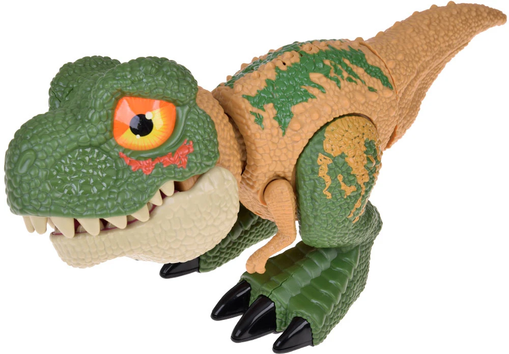 Jokomisiada Judinamas DINOZAURAS Tyrannosaurus Rex Garsas + Šviesa Žalias ZA5589