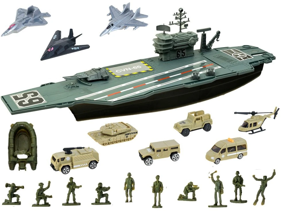 Jokomisiada Toy Military set + aircraft ZA2355