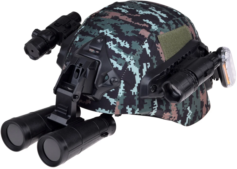 Jokomisiada Kareivio rinkinys šalmas žiūronai lazerinis žibintas radijo stotelė camo ZA5310