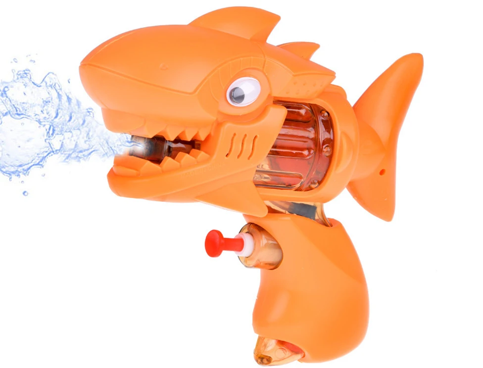 Jokomisiada Kišeninis vandens pistoletas Oranžinis „Shark“ vaikams ZA4964 PO