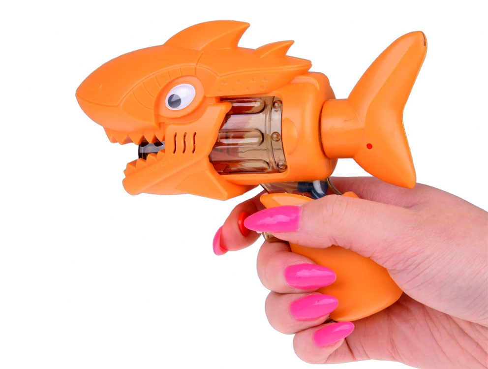 Jokomisiada Kišeninis vandens pistoletas Oranžinis „Shark“ vaikams ZA4964 PO