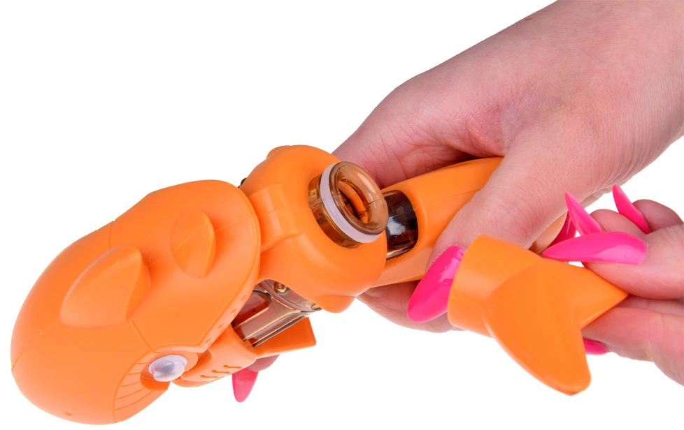 Jokomisiada Kišeninis vandens pistoletas Oranžinis „Shark“ vaikams ZA4964 PO