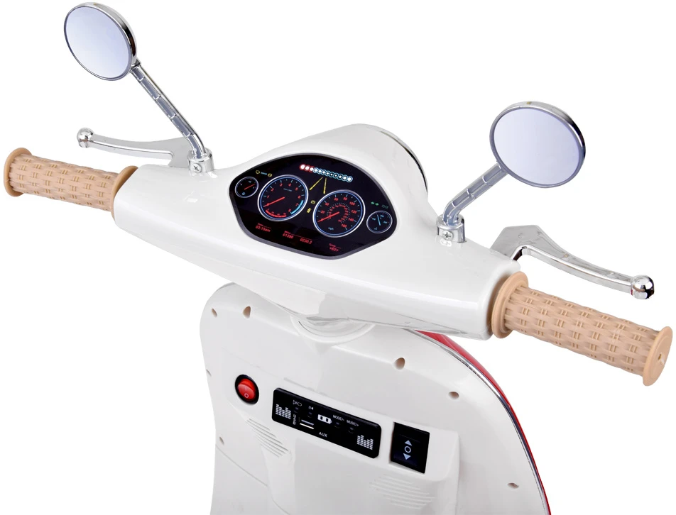 Jokomisiada Classic Electric Scooter for Kids PA0330 Raudona