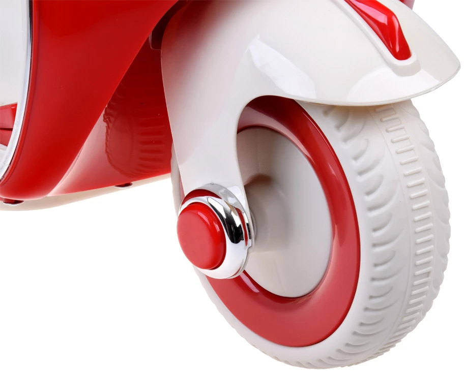 Jokomisiada Classic Electric Scooter for Kids PA0330 Raudona