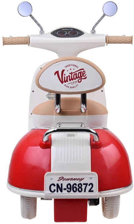Jokomisiada Classic Electric Scooter for Kids PA0330 Raudona