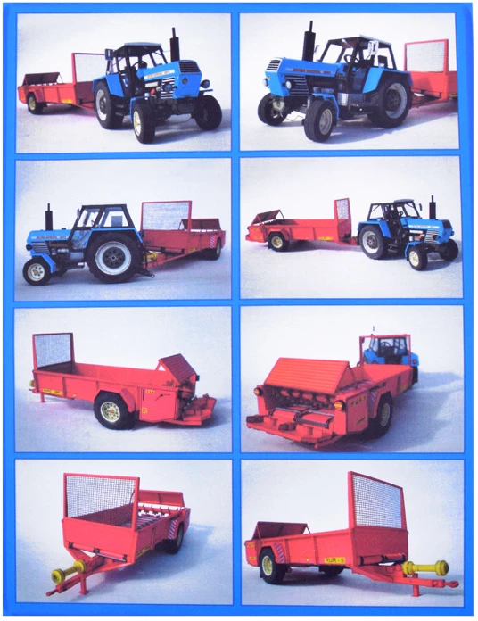 Jokomisiada Collectible modelis kit TRAKTOR Zetor Crystal 8011 1:32 ZA5889