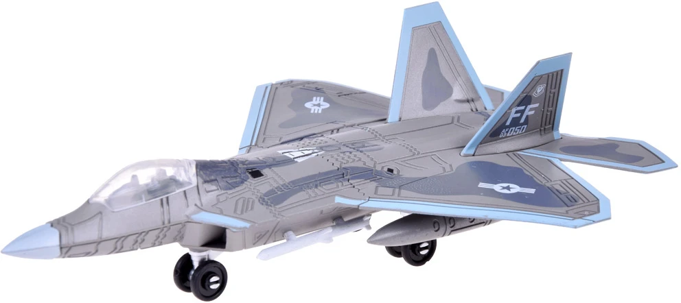 Jokomisiada Konstrukcijos kaladėlių rinkinys reaktyviniam lėktuvui F-22, modelis 1:100 ZA5027