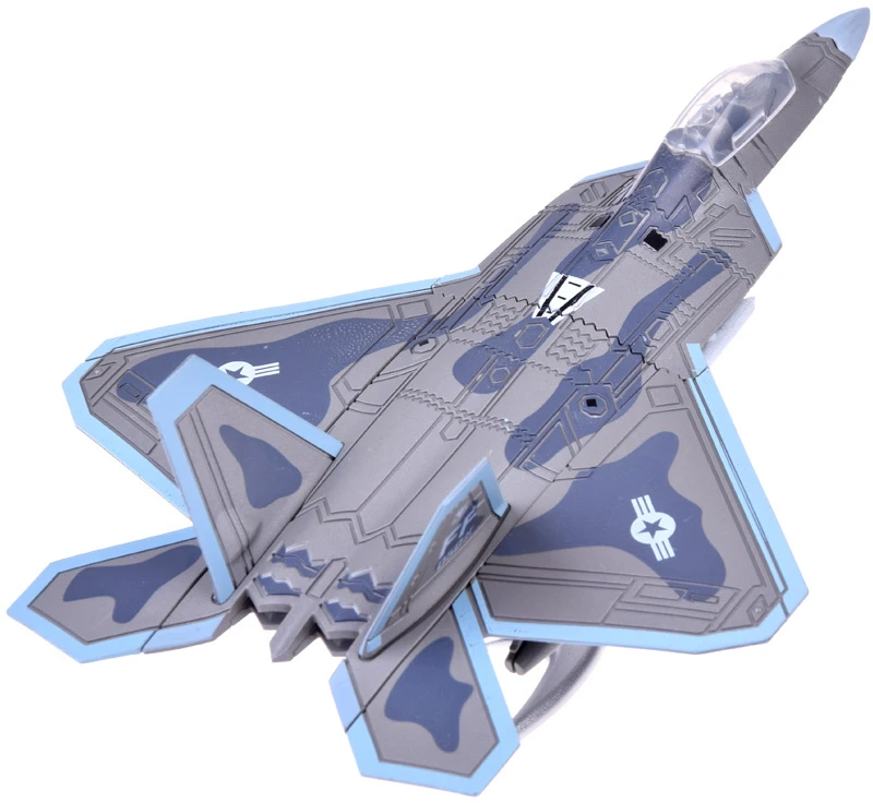 Jokomisiada Konstrukcijos kaladėlių rinkinys reaktyviniam lėktuvui F-22, modelis 1:100 ZA5027