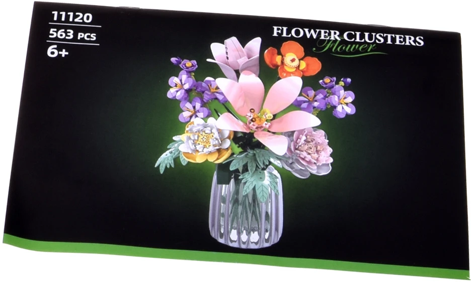 Jokomisiada Technical blocks FLOWERS 9 plants - bouquet of wild flowers 563 pieces ZA5896
