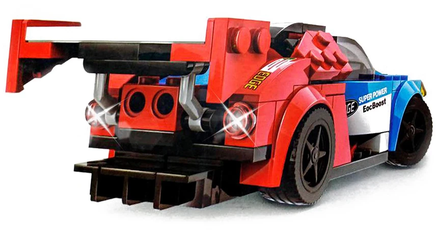 Jokomisiada Technical blocks Sports car Mėlynas-Raudonas 138-piece ZA5744