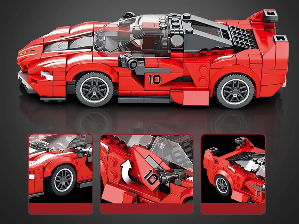 Jokomisiada Technical blocks Super sports car Raudonas CABRIOLET 360-piece ZA5786
