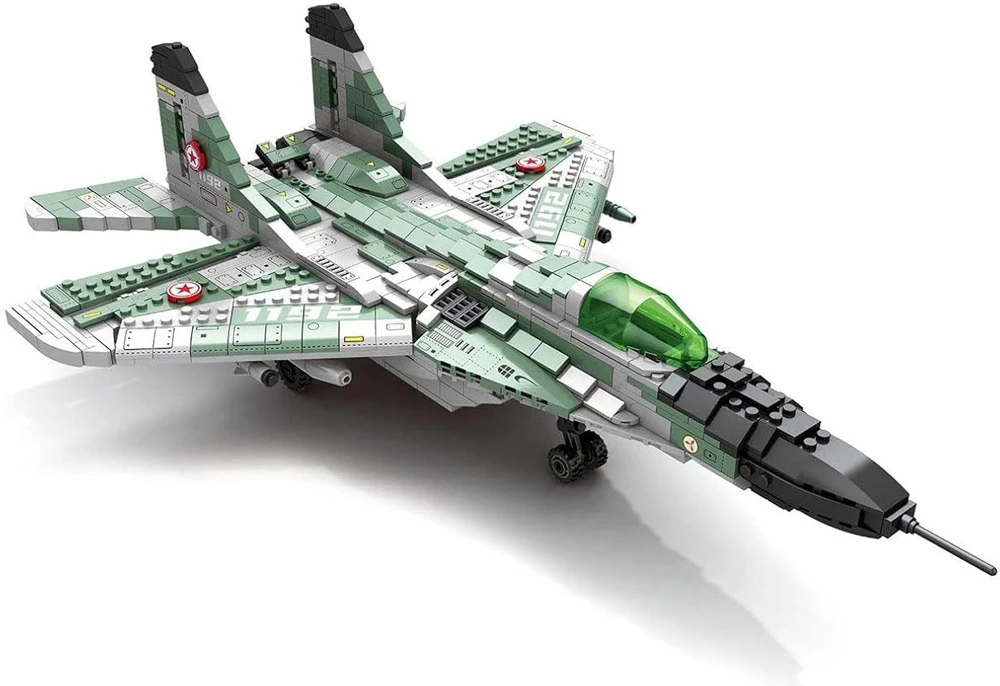 Jokomisiada Techniniai blokai Tolimojo nuotolio naikintuvas MIG-29 1290ele ZA5800