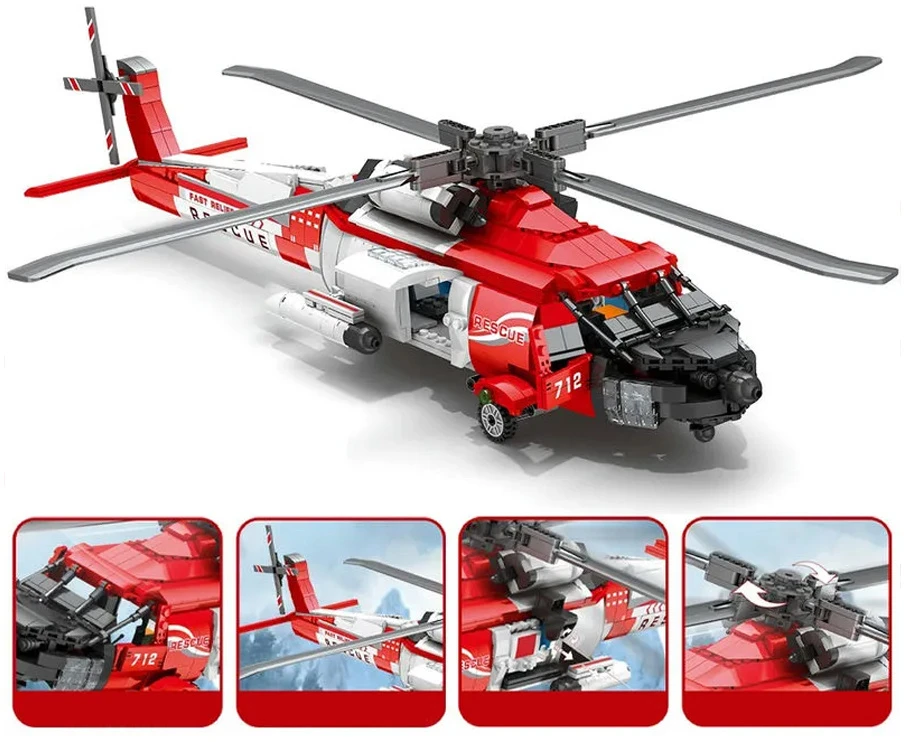 Jokomisiada Techniniai blokai Sikorsky HH-60J Jayhawk 1137 el orlaivis sraigtasparnis ZA 5302