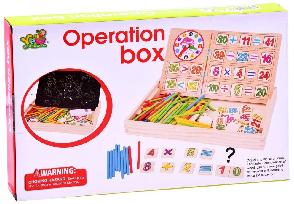Jokomisiada Chalkboard Counting sticks LEARNING MATHEMATICS teaching aid ZA2514