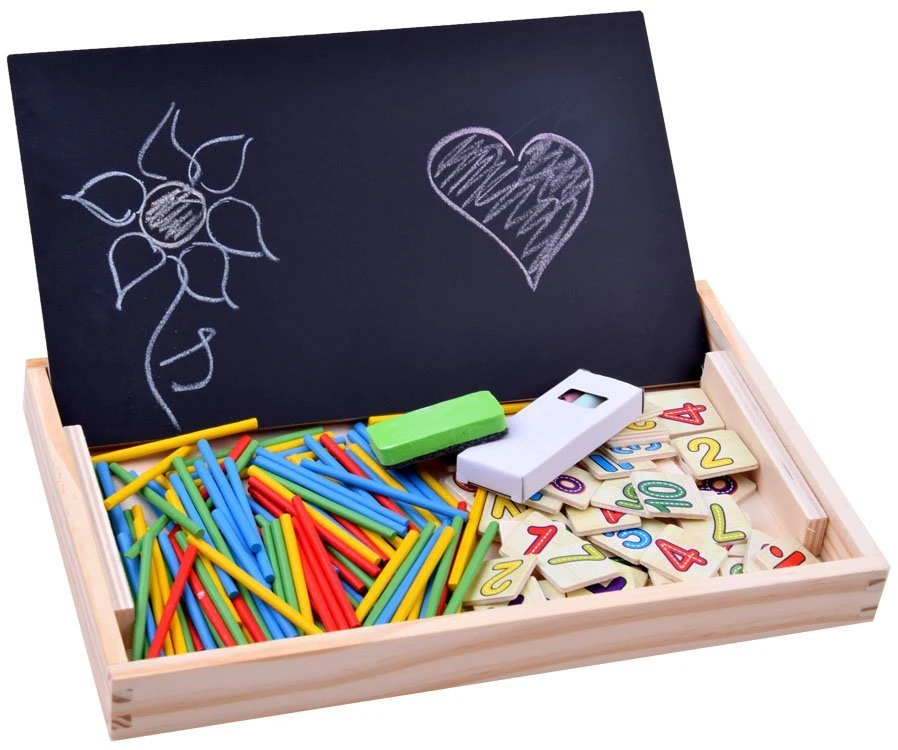 Jokomisiada Chalkboard Counting sticks LEARNING MATHEMATICS teaching aid ZA2514