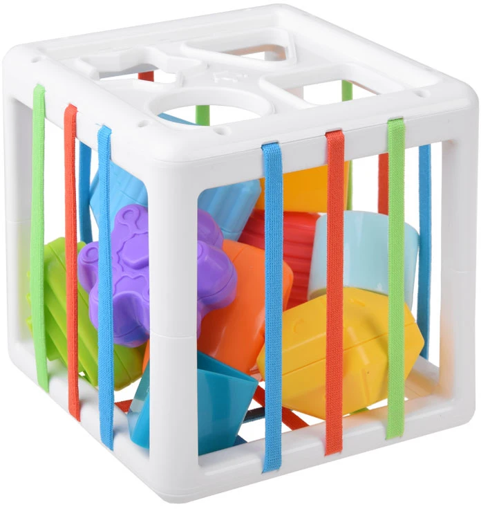 Jokomisiada „Cube Sorter“ žaislas kūdikio trintukui