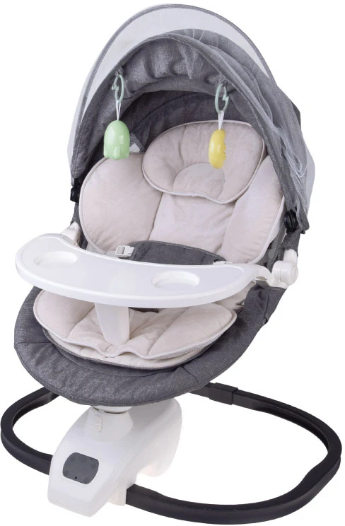 Jokomisiada Baby Rocker Bouncer Chair 3in1 with Mosquito Net and Remote Control ZA5822