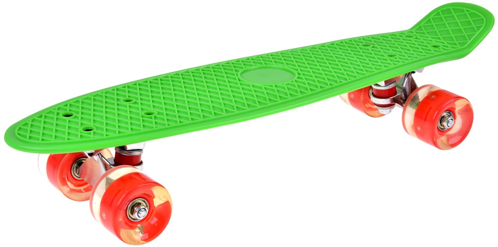 Jokomisiada LED Skateboard with Light-Up Wheels for Skatepark Riding SP0825