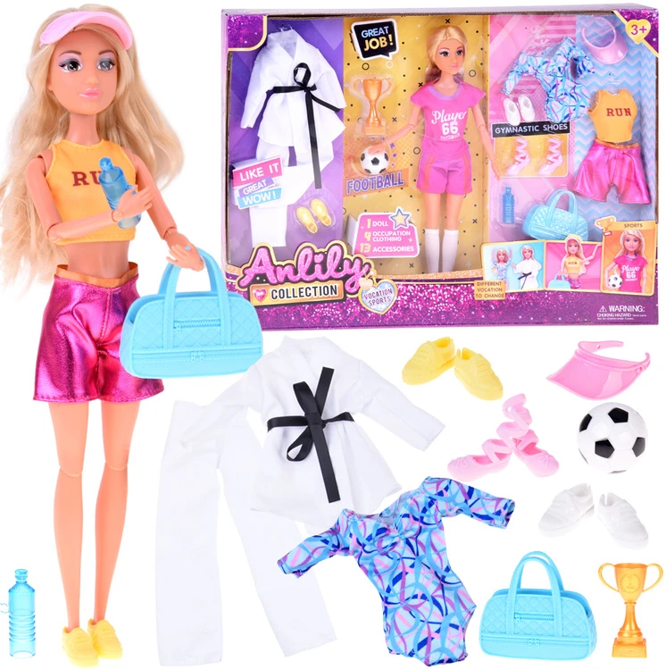 Jokomisiada Anlily Doll SPORTSMAN Football, gymnastics, running, taekwondo ZA5696