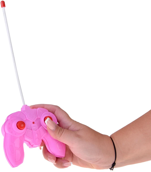 Jokomisiada Doll Car – Rožinė Convertible RC Car with Remote for Girls ZA5908