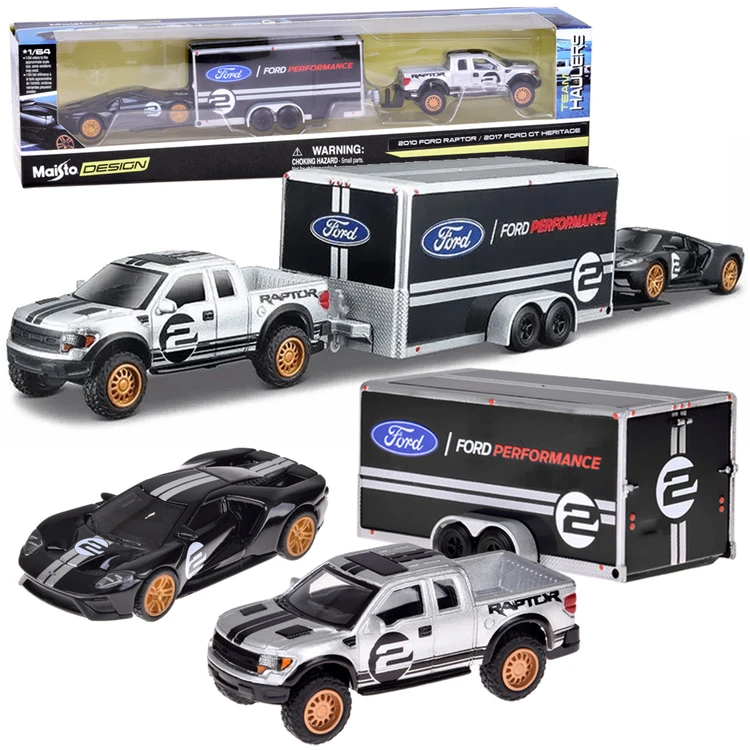 Jokomisiada Licencijuotas 1:64 mastelio „Ford Raptor“ ir „Ford GT Heritage“