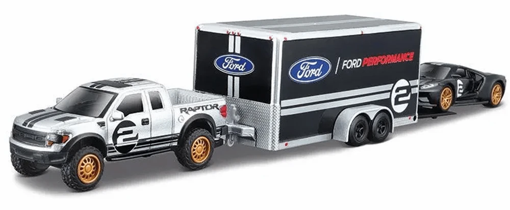 Jokomisiada Licencijuotas 1:64 mastelio „Ford Raptor“ ir „Ford GT Heritage“